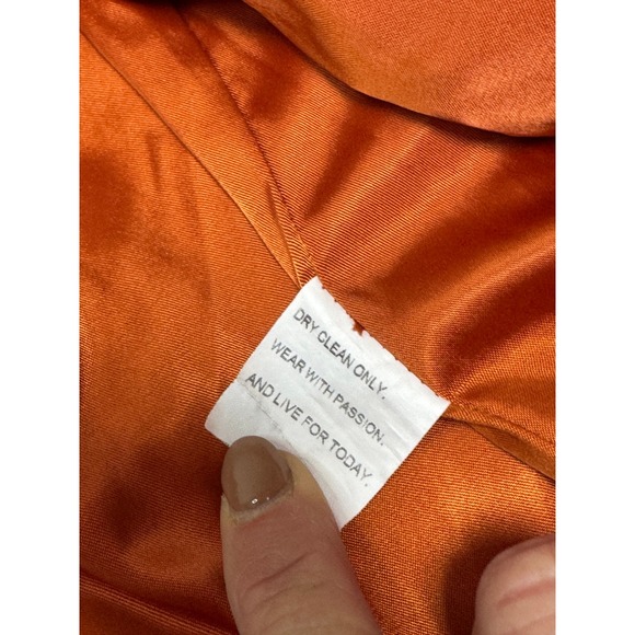 Classic Rock Couture Satin Bomber Jacket Size Small Gold Purple Yellow Retro 70s - Picture 11 of 11